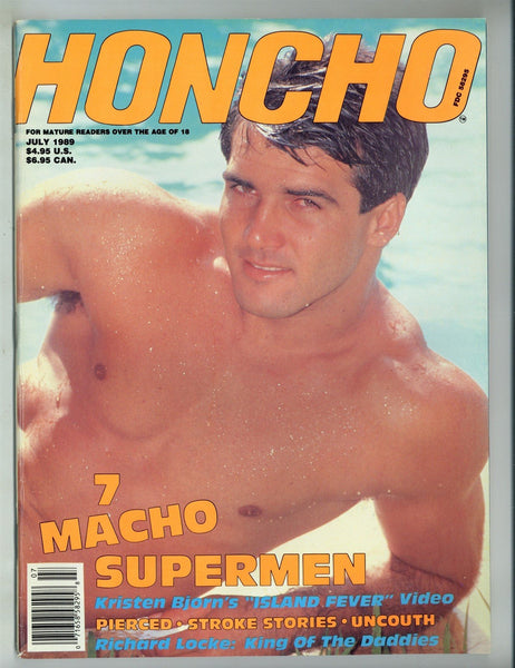 Honcho 1989 Diogo Lobos, Naakkve, Kristen Bjorn 98pgs Cityboy Gay Pinup Magazine M28991