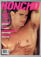 Honcho 1989 Vivid Video, Kristen Bjorn 98pgs Beefcake Hunks Vintage Gay Pinup Magazine M28997