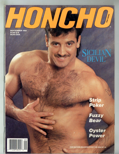 Honcho 1991 David, Roberto Roma, Cityboy 98pgs Hairy Chested Men Gay Beefcake Magazine M29003