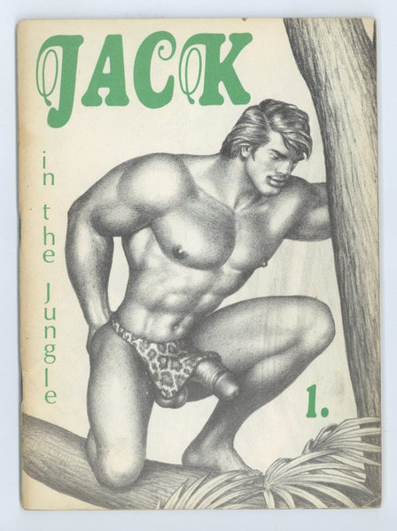 Jack In The Jungle #1 Tom of Finland 1968 DFT Publishing 1st Edition Denmark 44pgs Gay Comic Book M29091