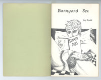 Barnyard Sex By Rodd 1970 Sean John Klamik 36pgs Gay Comic Graphic Novel M30632
