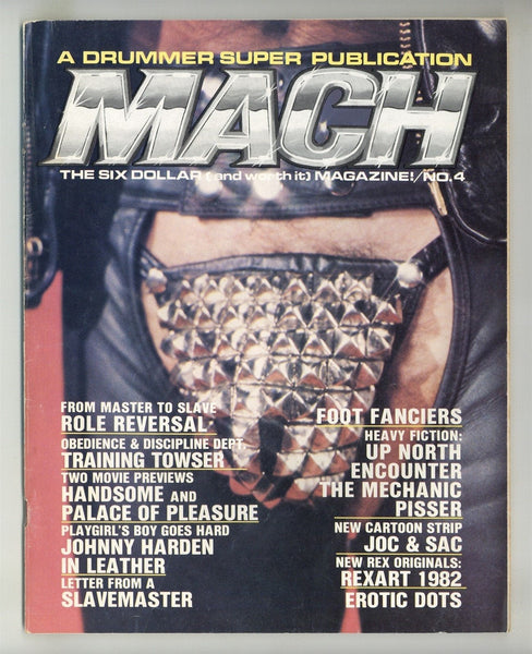 Mach Quarterly #4 Tom Of Finland 1981 Vintage Tattoo Leathermen Special 80pgs Zeus Studios Gay Magazine M29181