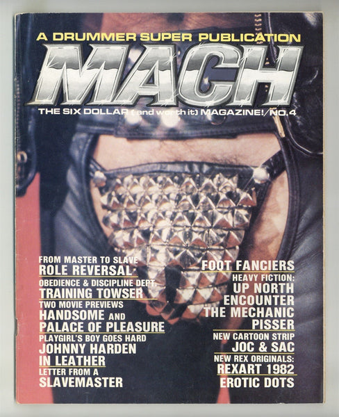 Mach Quarterly #4 Tom Of Finland 1981 Vintage Tattoo Leathermen Special 80pgs Zeus Studios Gay Magazine M29181