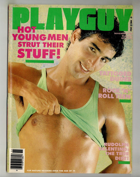 Playguy Magazine1988 Kristen Bjorn, Terry Studio's 100pgs Vintage Gay Pinups, Mavety Media Pub. M35071