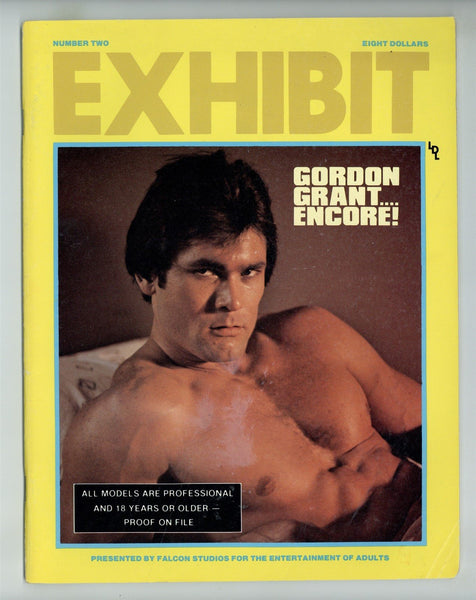 Exhibit V1#2 Gordon Grant Special 1978 Falcon Studios 48pgs LDL Publishing, Gay Erotica Magazine M29221
