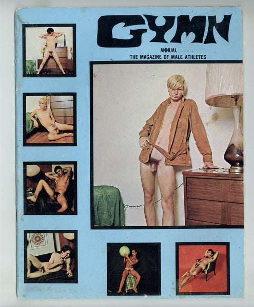 Gymn V1#1 Gay Men Magazine 1960s Nude Male Pinups 32pgs National Press M29227