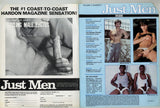 Just Men 1985 Jim Bentley, Damien Charles 50pgs Vintage Gay Pinups Magazine M29351