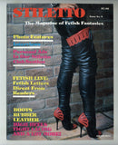 Stiletto 1988 Strictly Speaking Pub 48pgs Leather BDSM High Heel Fetish Magazine M29396