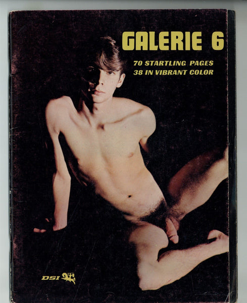 Galerie V1#6 Gay Physique Magazine 68pgs Bob Mizer AMG Athletic Model Guild 1969 DSI Sales, Burbank Ca M29398