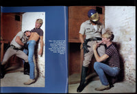 Spread 'Em 1980 Gay California Police Pictorial, CHP 32pgs Motorcycle Cops Visions Of Fantasy Magazine M29400