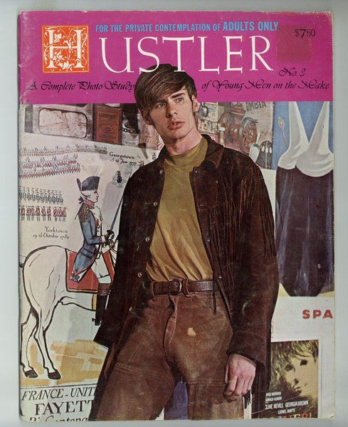The Gay Hustler V1#3 Uncut Beefcake Studs 64pgs Vintage Male Physique Magazine M29414