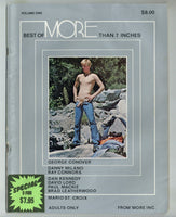 Best Of More Than 7 Inches 1978 Dean Goodman, Buck Williams, Raul Rivera 48pgs Vintage Gay Magazine, More Publishing M29418