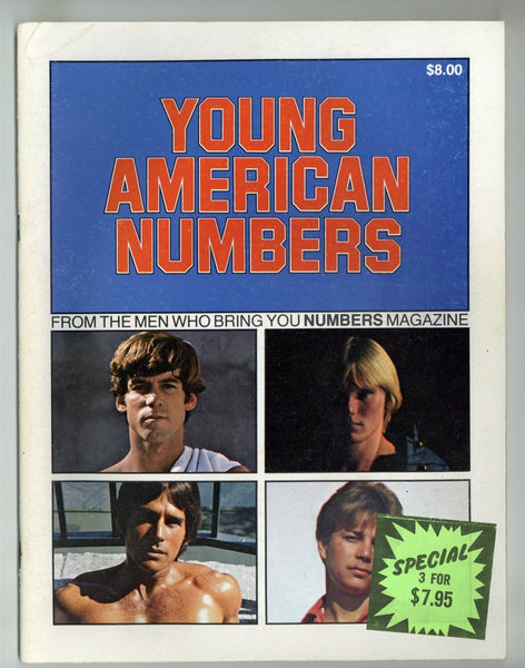 American Numbers V1#1 Roy Marshall 1978 Four Solo Jocks 48pgs Vintage Gay "Numbers Magazine" M29419
