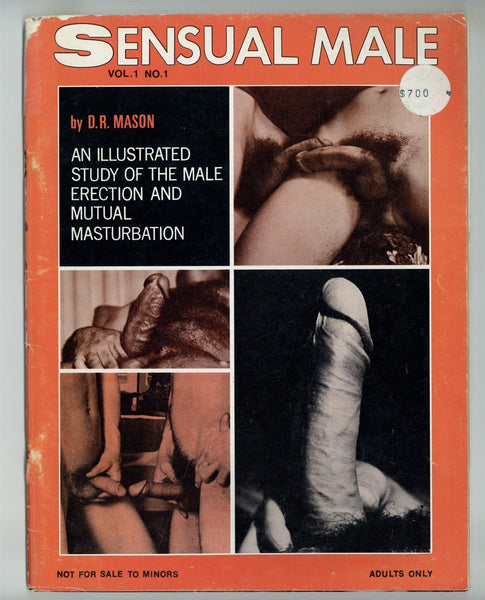 Sensual Male by D.R Mason 1975 Hippie Homosexual Erotica 48pgs Gay Magazine, Good Condition M29425