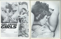 Girl Loving Girls V2#4 Susan Nero, Kristara Barrington 1985 Vintage Lesbian Porn Magazine 44pgs American Art Enterprises M29450