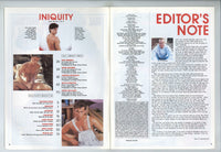 Iniquity 1993 Andrew Michaels, Chris Williams, Mitch Preston, Brian Madsen 84pgs Gay Pinup Magazine M29481