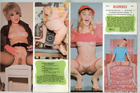 Blondes V1#1 Psychedelic Solo Women Porn Pinups 1971 Raunchy Stocking Girls 32pgs Tudor House Publications M29526