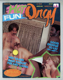 Hot Fun Orgy V#1 Vintage Porn Magaine MFM Threesome Interracial 32pgs Spinnaker Publishing M29531