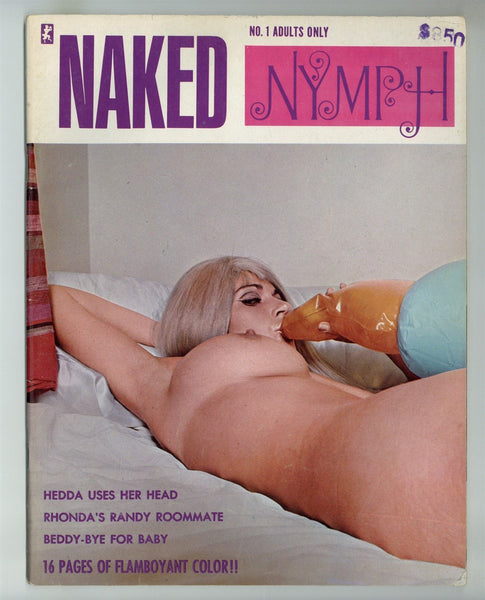 Naked Nymph V1#1 Uschi Digard 38p, Occult Devil Sex 1969 Phenix Publishing 64pgs Beatnik Sex Magazine, Golden State News M29549