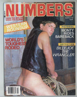 Numbers 1984 Rob Montessa, Graven Image 98pgs Cowboy Beefcake Gay Leathermen Magazine M29577