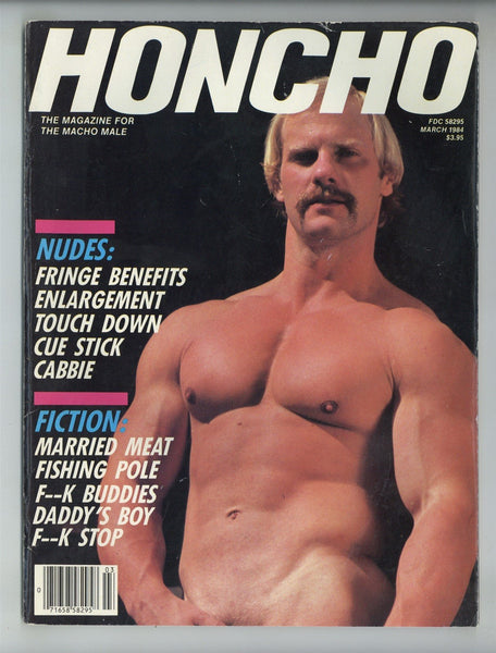 Honcho 1984 Kurt Graham , Eric Ryan, Malexpress, Naakkve 98pgs Gay Beefcake Magazine M29597