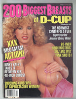200 Biggest Breasts Of D-Cup 1991 Heidi Hooters, Kimberly Kupps, Rusty Rhodes 100pgs Big Boobs Magazine, Swank Publishing M29642
