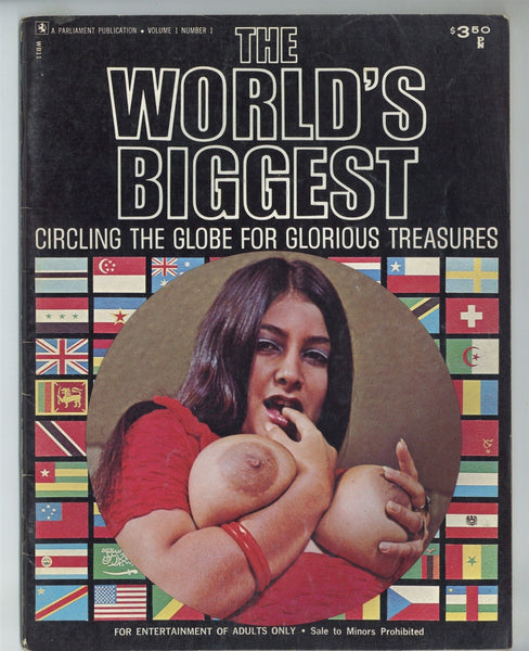 The World's Biggest 1973 Ann Ali, Lilian Parker, Michelle Angelo, Roxy Brewer 64pg Big Boobs, American Art Ent. M29713