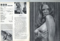 38/26/34 Magazine Ann Ali 1972 Vintage Big Boobs Journal 64pgs Parliament News M29716