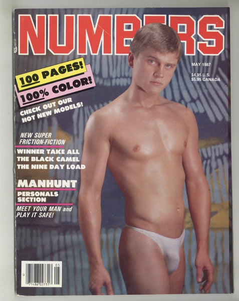 Numbers 1987 Malexpress, Roy Dean, AMG, Eagle Studio, Travis 100pgs Gay Magazine M29804