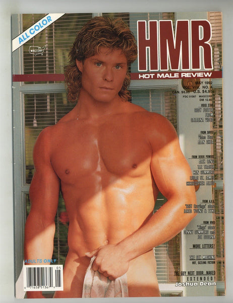 HMR 1992 Hot Male Review Alan Shea, Cody Foster, Lucas St James, Alex Long 84pgs Gay Magazine M29823