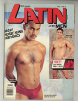 Latin Men 1992 Rick Avanti, David Flex, Carlos Tijera 100pgs Uncut Models Gay Magazine M29825