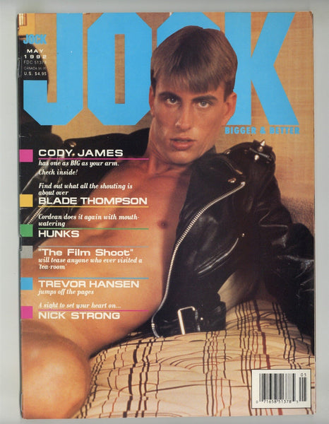 Jock 1992 Cody James, Blade Thompson, Trevor Hanson, Nick Strong 84pgs Gay Magazine M29836