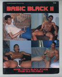Basic Black II African American Pinup Studs 48pgs Gay Ebony Big Cock BBC Magazine, Old Reliable Publishing M30026