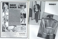 Basic Black II African American Pinup Studs 48pgs Gay Ebony Big Cock BBC Magazine, Old Reliable Publishing M30026