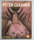 Peter Cleaner #1 Gorgeous Long Hair Brunette & Tom Byron 1982 Explicit Porn Magazine 32pgs MGN Pub. M35240