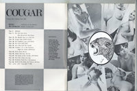 Cougar V1#4 Beautiful Beatnik Women 1968 Golden State News 72pgs Vintage Erotic Magazine M30058