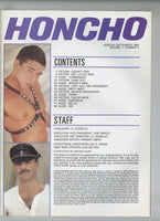 Honcho 1988 Flavio, Kristen Bjorn, Robert Laliberte 98pgs Gay Leathermen Magazines M30115