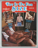 Try It On For Size 1980 Hans Mueller, Joel Thomas, Mike Barnes, Jeff Hunter, Buddy Hill 48pgs Gay Magazine, Star Distributers M30137