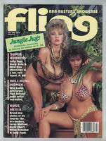 Fling #160 Lotta Topp, Busty Belle, Nikki King 1990 Uschi Digart, Kitten Natividad 84pgs Big Boobs, Relim Publishing M30202