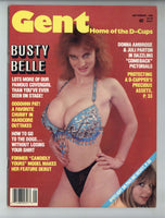 Gent Magazine 1988 Donna Ambrose, Julia Parton 100pgs Big Boobs Magazine, Dugent Publ. M30219