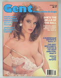 Gent Magazine 1989 Christy Canyon 6p, Busty Belle, Karen Kane 100pgs Big Boob Girls, Dugent Publ. M30304