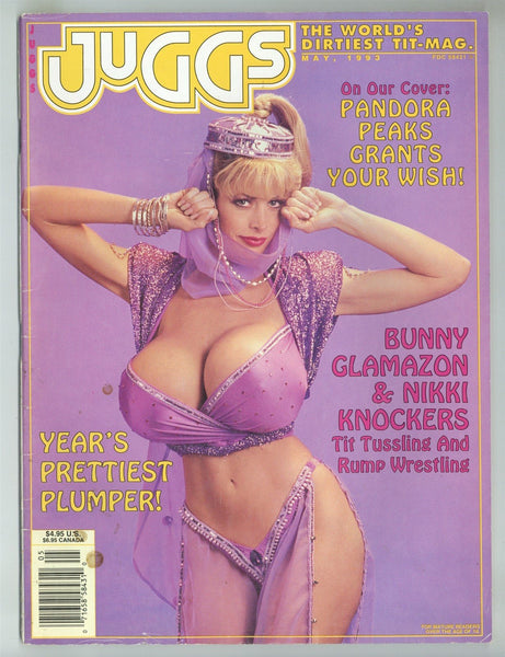Juggs 1993 Pandora Peaks, Bunny Glamazon, Nikki Knockers 100pgs Thick Chunky Women Magazine M30307