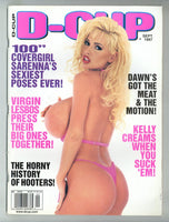 D-Cup Magazine 1997 Sarenna Lee 132pgs Busty Big Boob Girls, Swank Publ. M35299