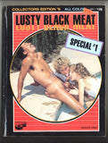 Lusty Black Meat 1985 BBC Special, Susan Lancer 200pgs Ron Jeremy, Mark Wallace African American Women, Gourmet Editions, Interracial Magazine M30350