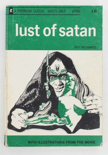 Lust Of Satan by Pat Richards 1970 Greenleaf Classic GP540 Devil Occult Erotic Pulp Novel PB512