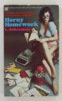 Horny Homework by Lee Ackerman 1974 Bee Line OB1067T Sexy Teacher Pulp Smut PB359