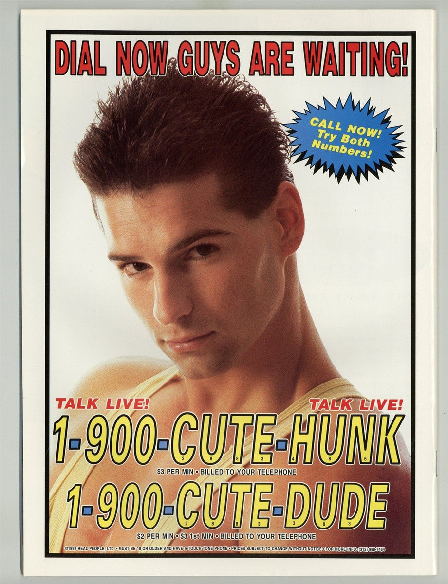 Male Pictorial 1992 Kim Garvin Bryan Summers 60pgs Mark Goodman Gay Ma ...