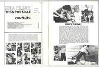 Deadlier Than The Male V5#4 Women In Uniform 1974 Vintage Female Domination Magazine 64pgs Eros Goldstripe M30774