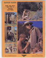 Raunch Ranch 1980 Steve Parker, Jack Wrangler 48pgs Gay Western Pulp Eagle Productions M30747