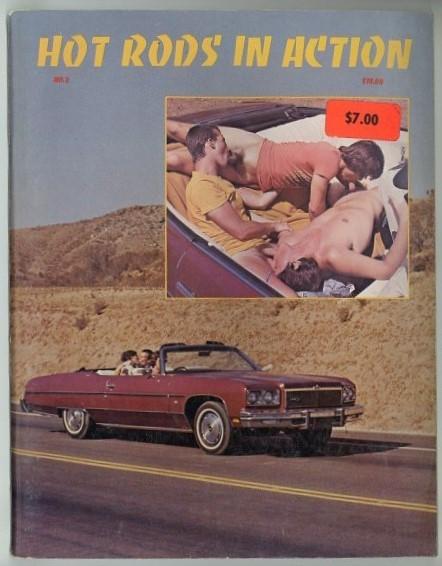 Hot Rod's In Action V1 #2 Raunchy Gay Muscle Car Pulp Pictorial 1975 Nova Publishing M30776
